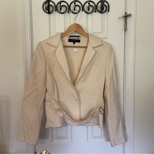 Gucci Y2K Cream Cashmere Belted Jacket